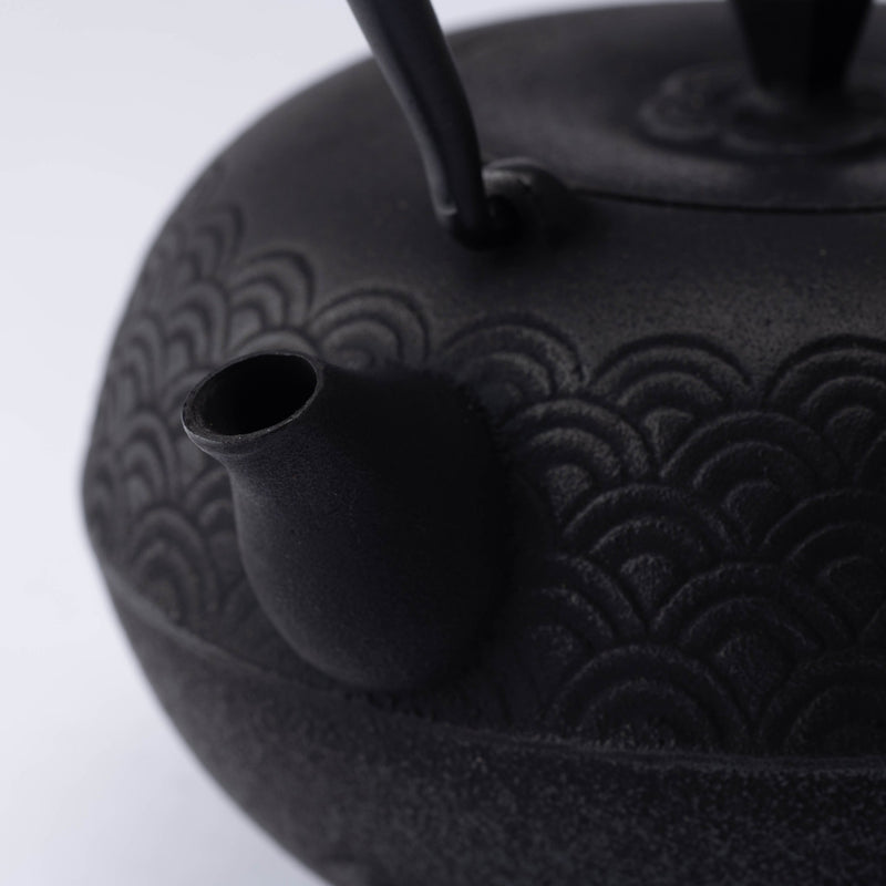Seven Stars Nambu Ironware Cast Iron Teapot with Trivet 20.3oz(600ml), MUSUBI KILN