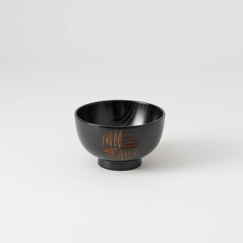 Windmill Yamanaka Lacquer Miso Soup Bowl - MUSUBI KILN - Handmade Japanese Tableware and Japanese Dinnerware