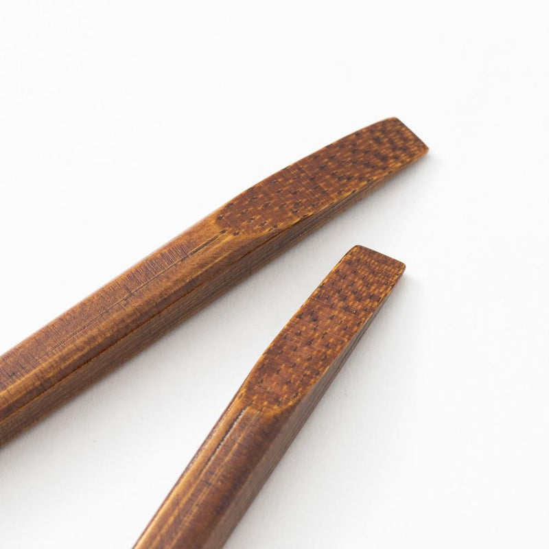 Yamachiku Lacquered Bamboo Serving Chopsticks 30cm/11.8in - MUSUBI KILN - Handmade Japanese Tableware and Japanese Dinnerware