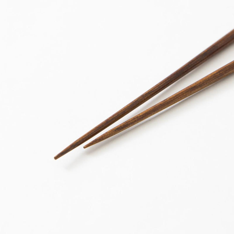 Yamachiku Geometric Pattern Lacquered White Bamboo Reusable Chopsticks, MUSUBI KILN