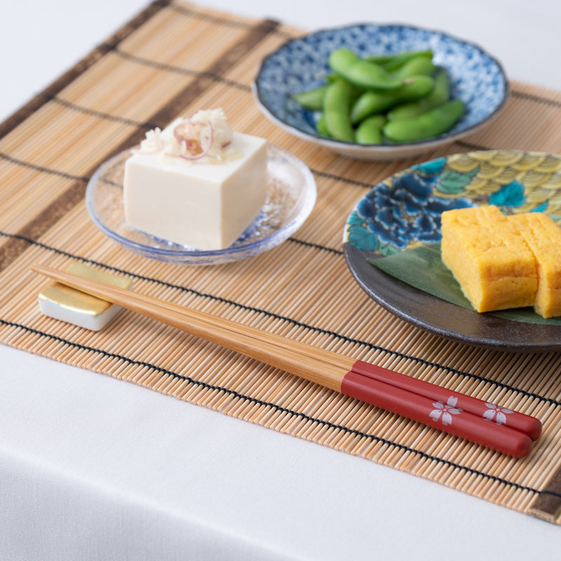 Yamachiku Nagomi Bamboo Reusable Chopsticks 23㎝/ 9.1in - MUSUBI KILN - Handmade Japanese Tableware and Japanese Dinnerware