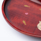 Yamanaka Lacquerware Animal Design Series Children's Divided Plate - MUSUBI KILN - Quality Japanese Tableware and Gift