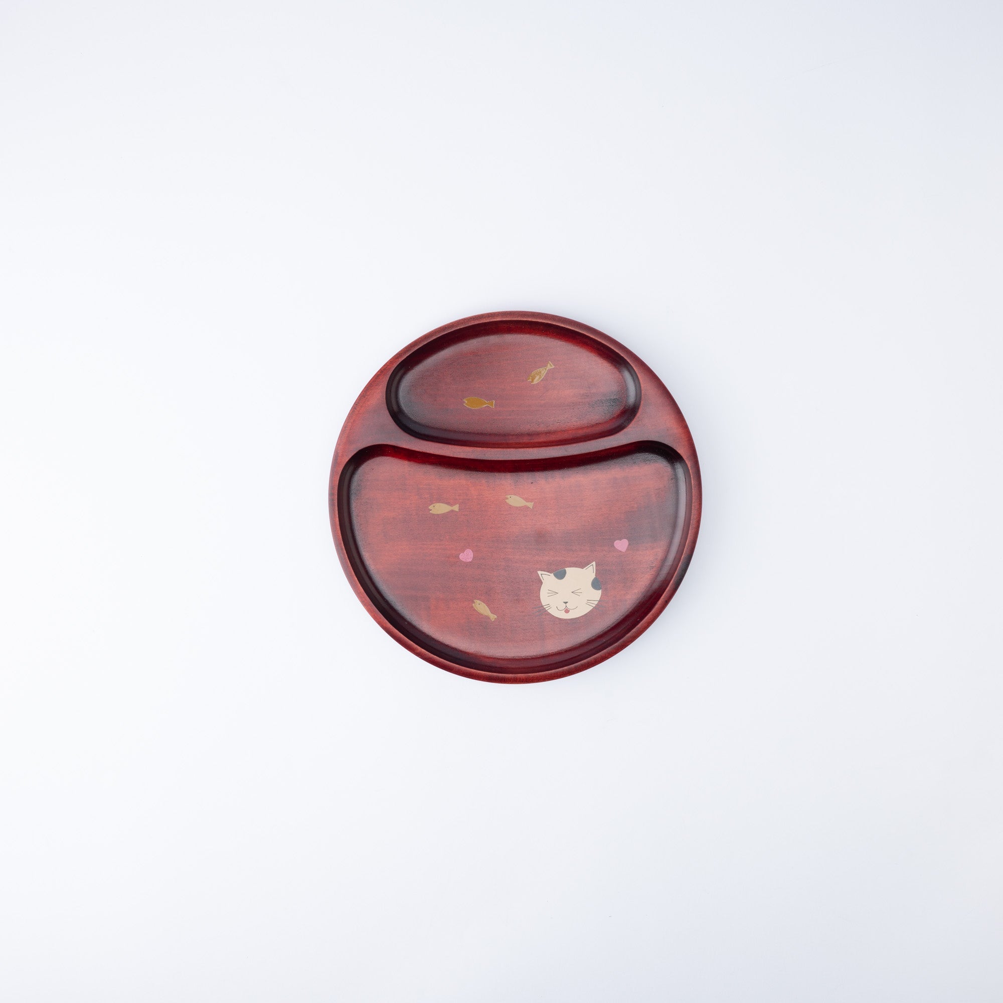 Yamanaka Lacquerware Animal Design Series Children's Divided Plate - MUSUBI KILN - Quality Japanese Tableware and Gift