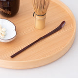 Yatsuyanagi Lacquered Akita Cherry Bark Work Chashaku Tea Scoop - MUSUBI KILN - Quality Japanese Tableware and Gift