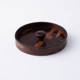 Yatsuyanagi Shell Inlay Sakura and Cypress Akita Cherry Bark Work Tea Canister - MUSUBI KILN - Handmade Japanese Tableware and Japanese Dinnerware