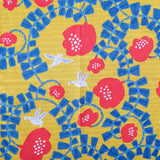 Yellow Hummingbird Furoshiki Wrapping Cloth 17.7in - MUSUBI KILN - Handmade Japanese Tableware and Japanese Dinnerware