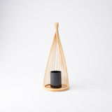 Yukinko Suruga Bamboo Basketry Japanese Flower Vase - MUSUBI KILN - Handmade Japanese Tableware and Japanese Dinnerware