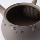Yutaka Arabesque Tokoname Japanese Teapot Set 9.4oz(270ml)-Sasame and Ceramesh - MUSUBI KILN - Handmade Japanese Tableware and Japanese Dinnerware