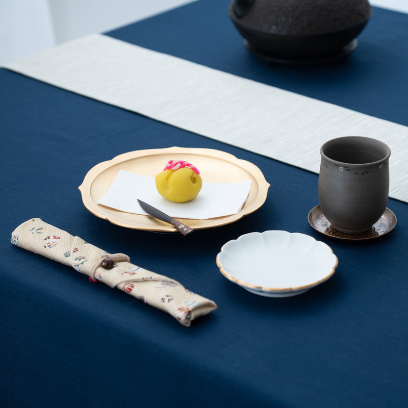 Zuiho Kiln Bellflower 7.8in Plate - MUSUBI KILN - Quality Japanese Tableware and Gift