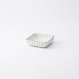 Zuiho Kiln Chrysanthemum Square Sauce Plate - MUSUBI KILN - Quality Japanese Tableware and Gift